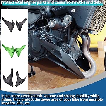 Amazon.com: SHINKXMT Motorcycle Engine Lower Spoiler Body Bellypan